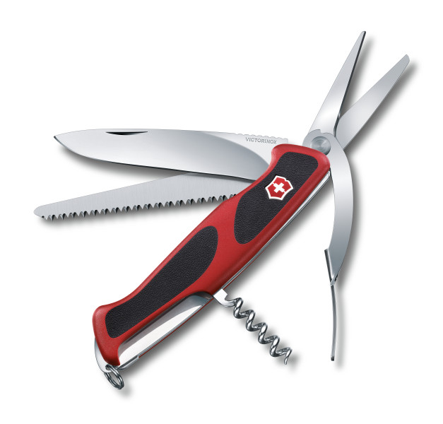 Nůž kapesní RangerGrip 71 GARDENER 130mm ČERVENÝ