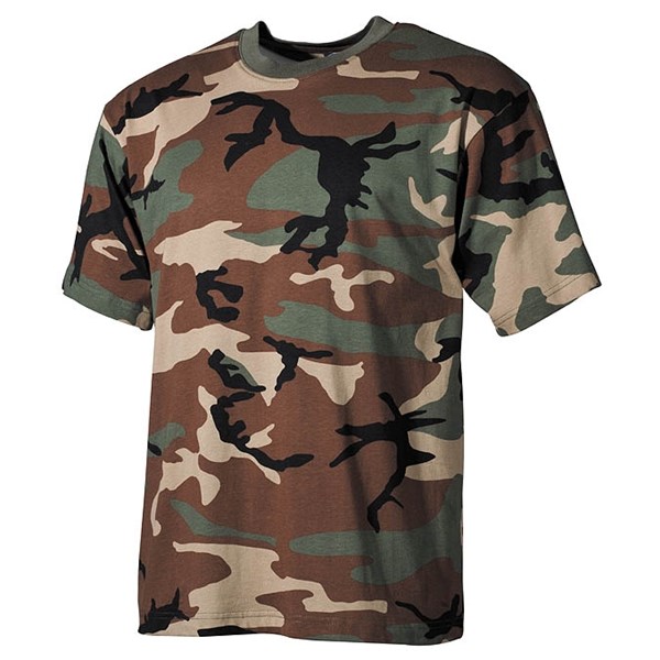 Levně Triko kr.rukáv bavlněné US WOODLAND