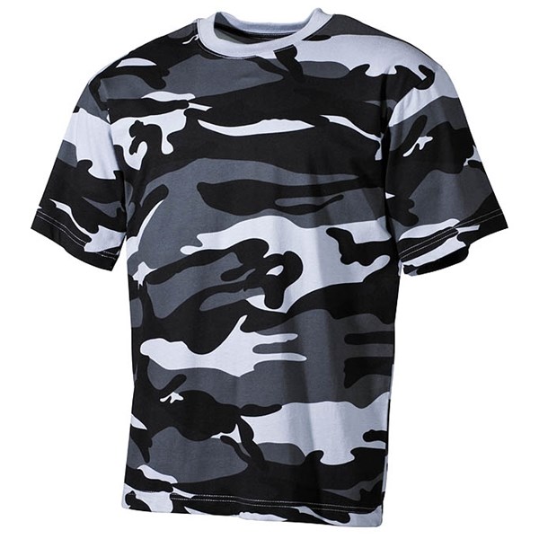 Levně Triko kr.rukáv bavlněné US SKY BLUE CAMO