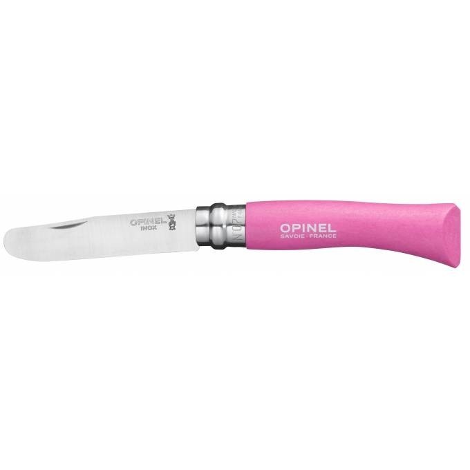 Levně Nůž OPINEL dětský VRI INOX No.07 HABR RŮŽOVÝ