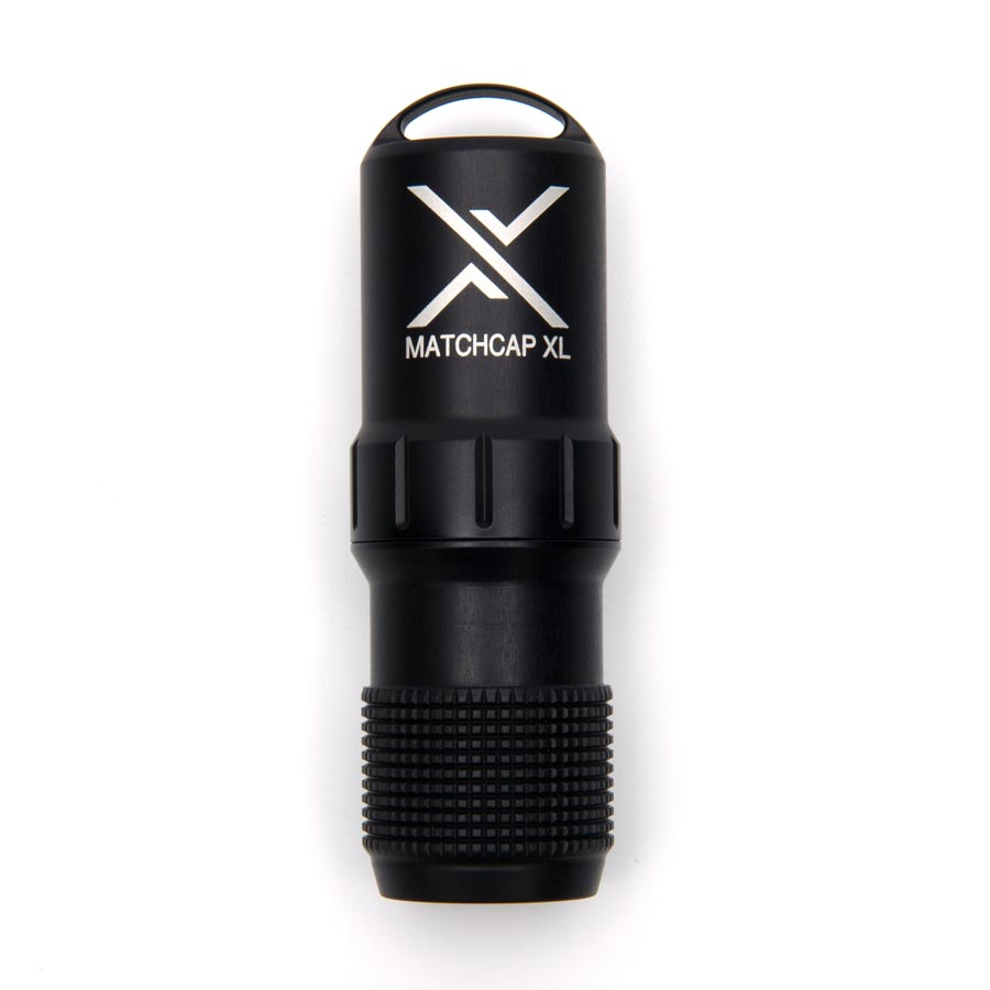 Levně Pouzdro na sirky EXOTAC MATCHCAP™ XL ČERNÉ