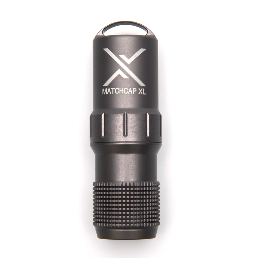 Levně Pouzdro na sirky EXOTAC MATCHCAP™ XL ŠEDÉ