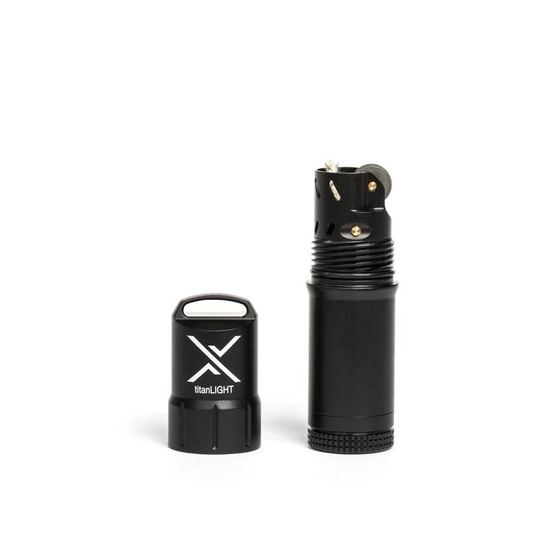 Levně EXOTAC zapalovač titanLIGHT voděodolný ČERNÝ