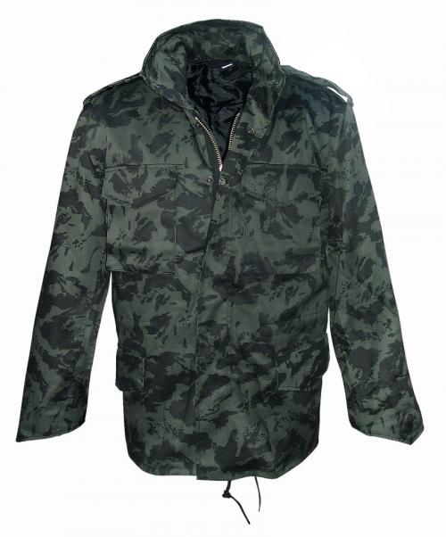 Levně Bunda US M65 imp. s vložkou TAIGA CAMO