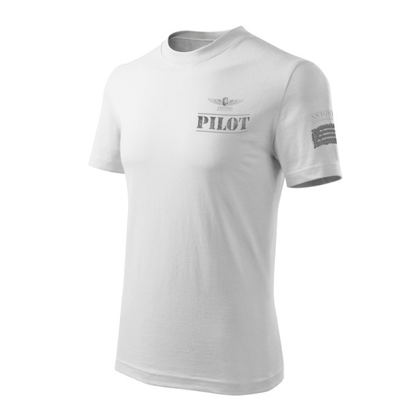 Levně Triko PILOT BÍLÉ