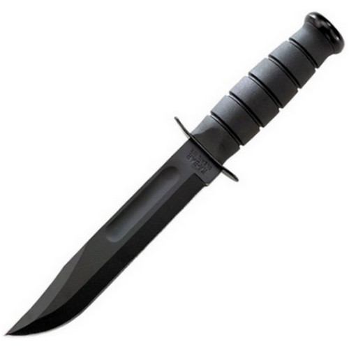 Levně KA-BAR nůž FIGHTING hladké ostří ČERNÝ