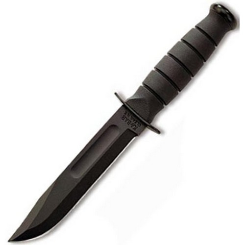 Levně KA-BAR nůž FIGHTING/UTILITY SHORT hladké ostří ČERNÝ