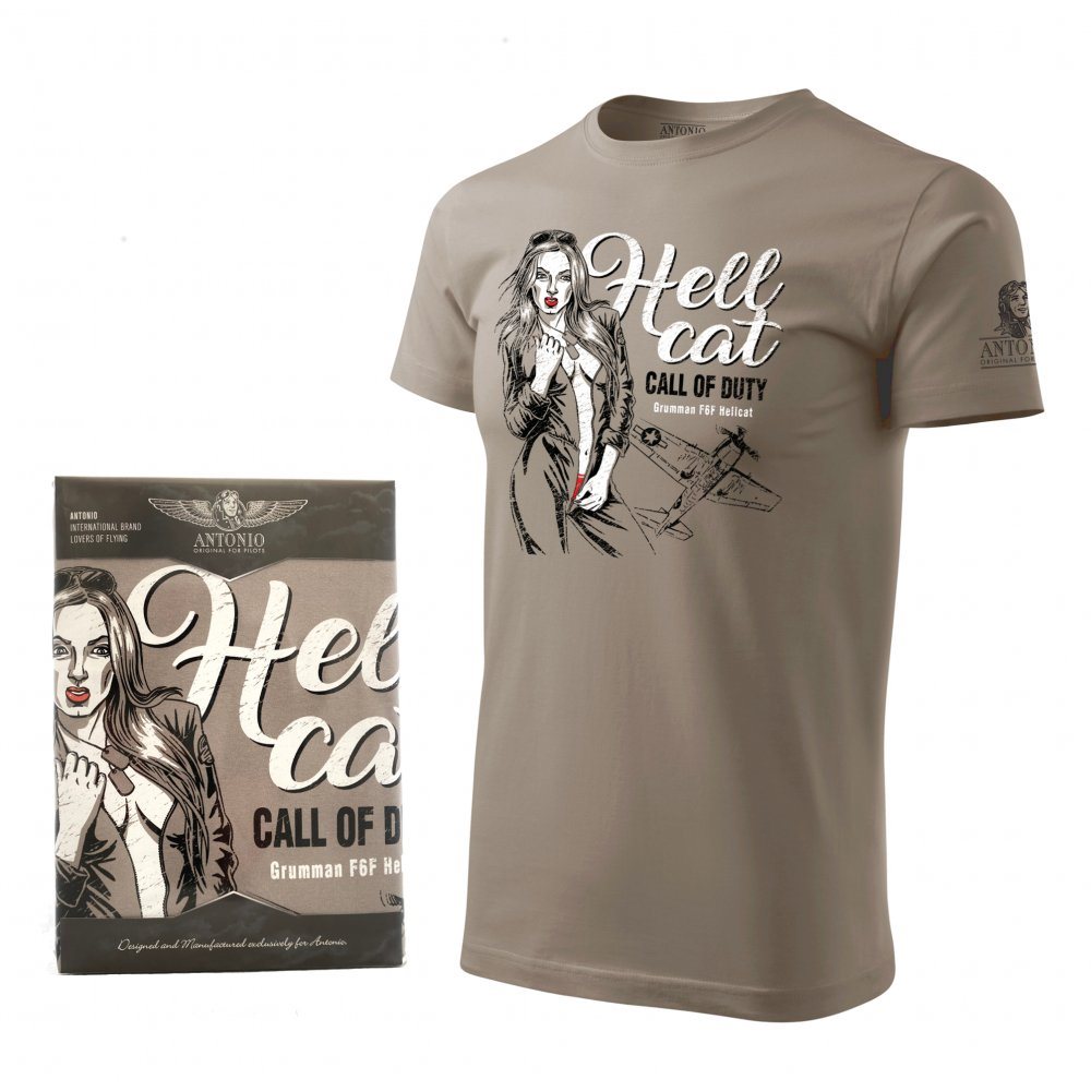 Levně Triko HELLCAT CALL OF DUTY ŠEDÉ