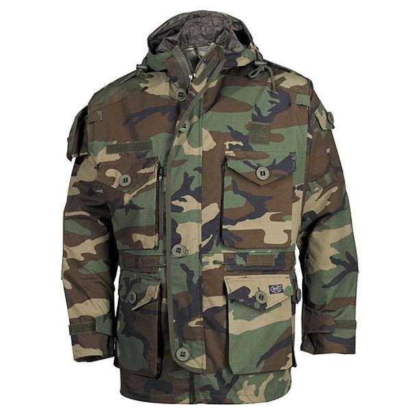 Levně Bunda COMMANDO SMOCK WOODLAND