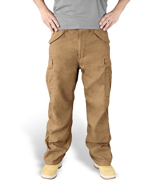 Kalhoty VINTAGE FATIGUE KHAKI SURPLUS 05-3596-14 L-11