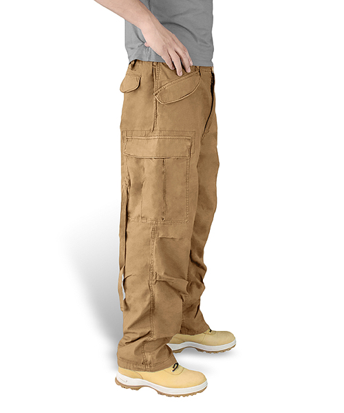 Kalhoty VINTAGE FATIGUE KHAKI SURPLUS 05-3596-14 L-11