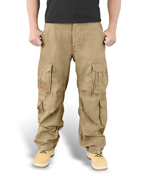 Kalhoty AIRBORNE VINTAGE KHAKI SURPLUS 05-3598-14 L-11