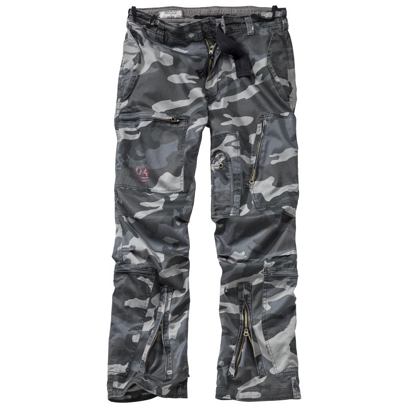 Levně Kalhoty INFANTRY CARGO NIGHT CAMO