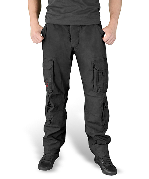 Kalhoty AIRBORNE SLIMMY ČERNÉ vel. M