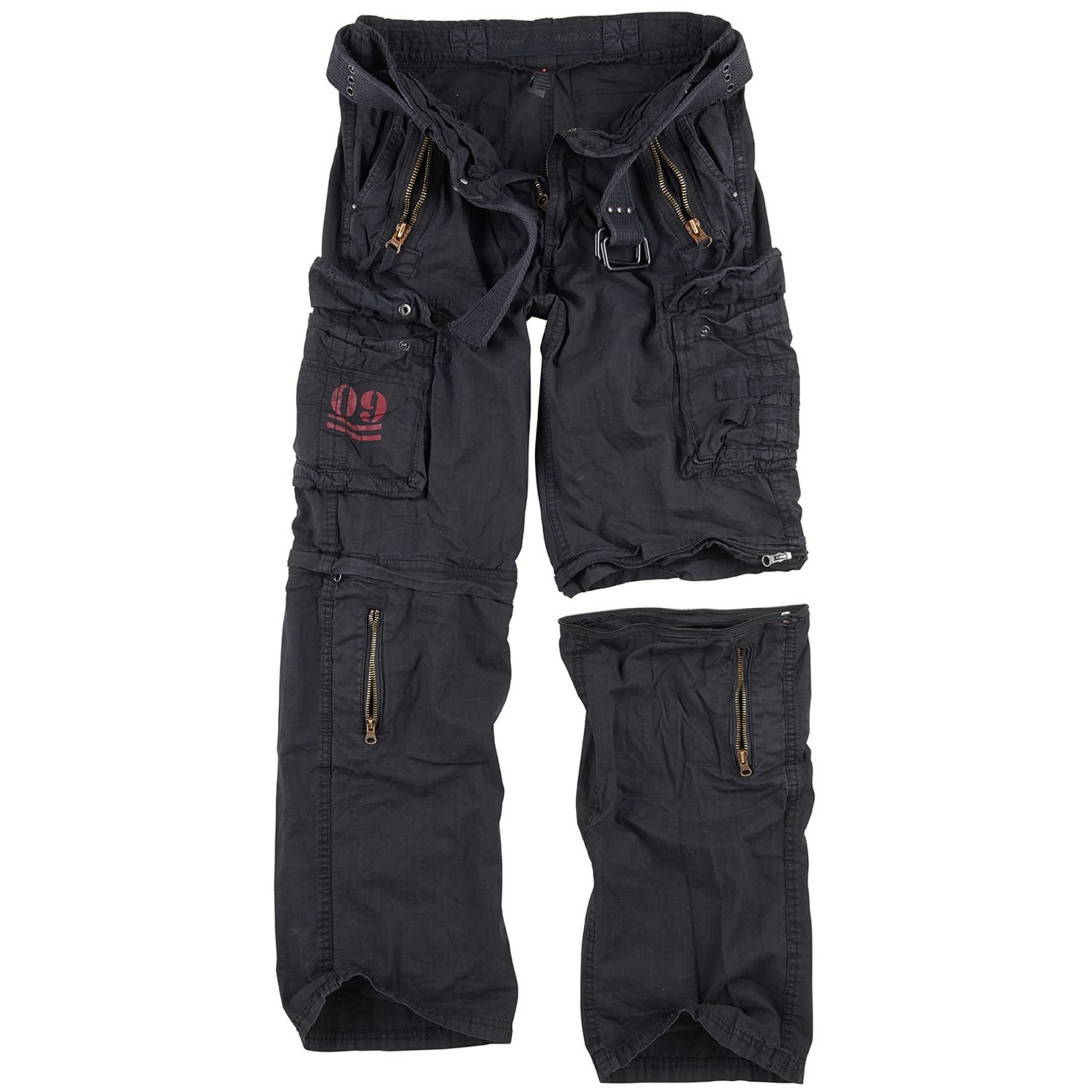 Kalhoty odepínací ROYAL OUTBACK - ROYAL BLACK vel.5XL