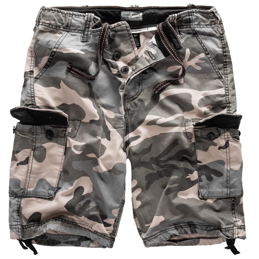 Levně Kraťasy VINTAGE NIGHT CAMO