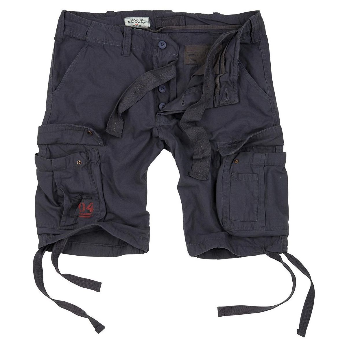 Levně Kraťasy AIRBORNE VINTAGE ANTHRAZIT ŠEDÉ