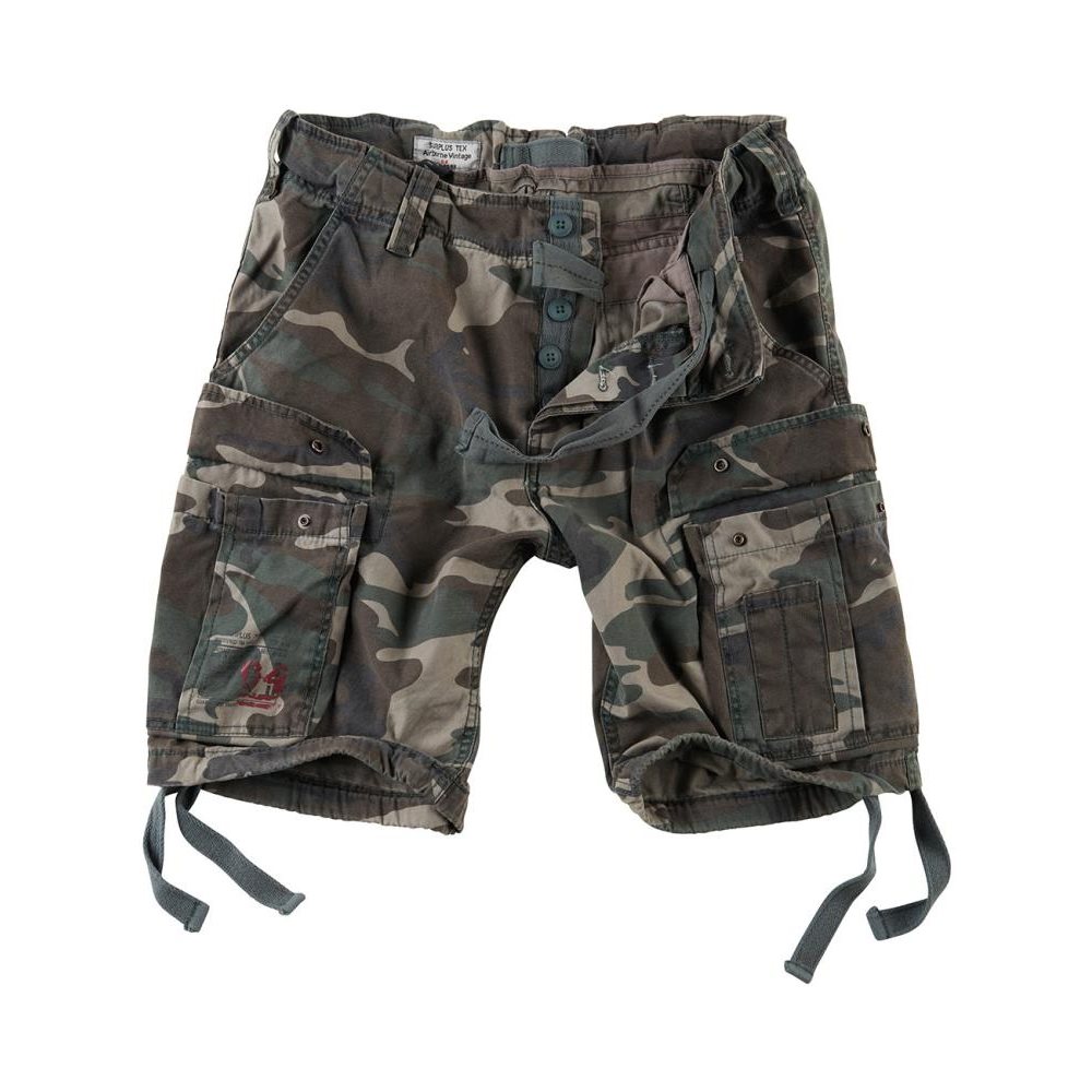 Levně Kraťasy AIRBORNE VINTAGE WOODLAND