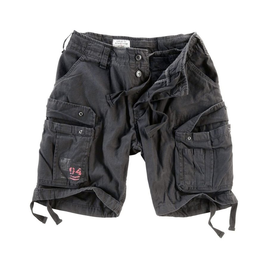 Levně Kraťasy AIRBORNE VINTAGE ČERNÉ