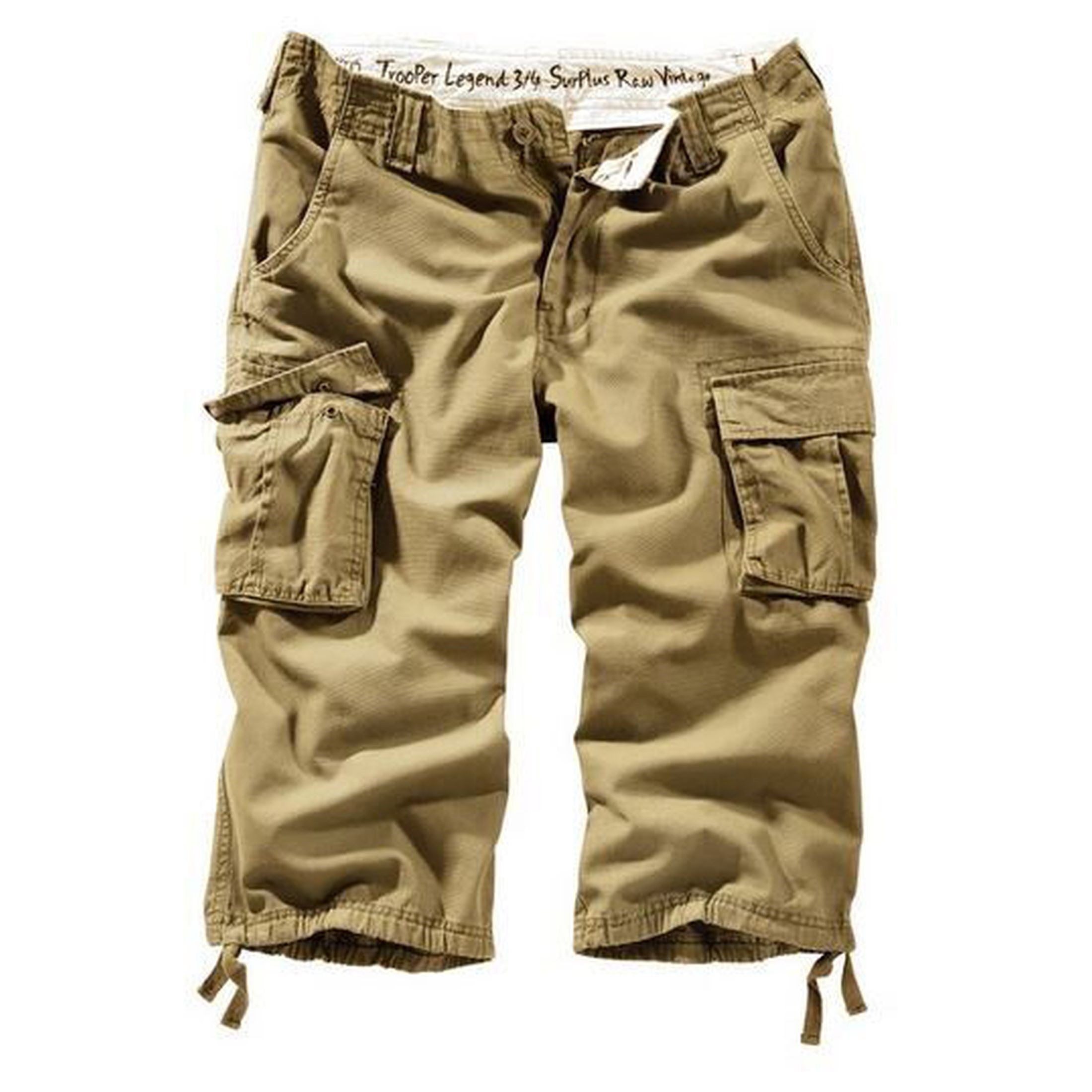 Levně Tříčtvrťáky TROOPER LEGEND 3/4 KHAKI