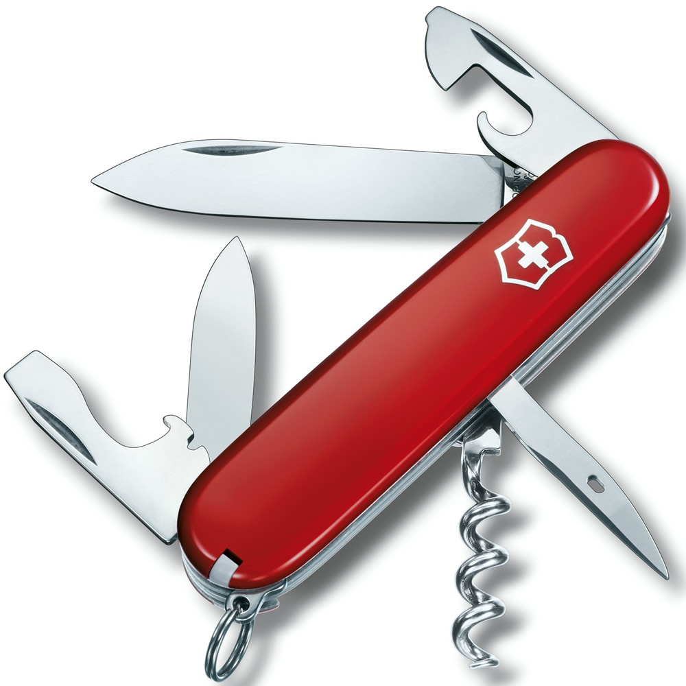Levně VICTORINOX nůž kapesní SPARTAN 91mm ČERVENÝ