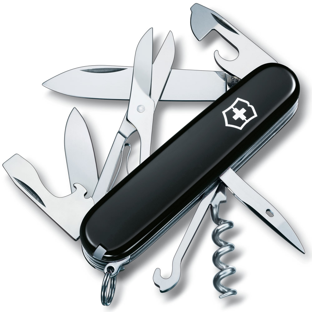 Levně VICTORINOX nůž kapesní CLIMBER 91mm ČERNÝ