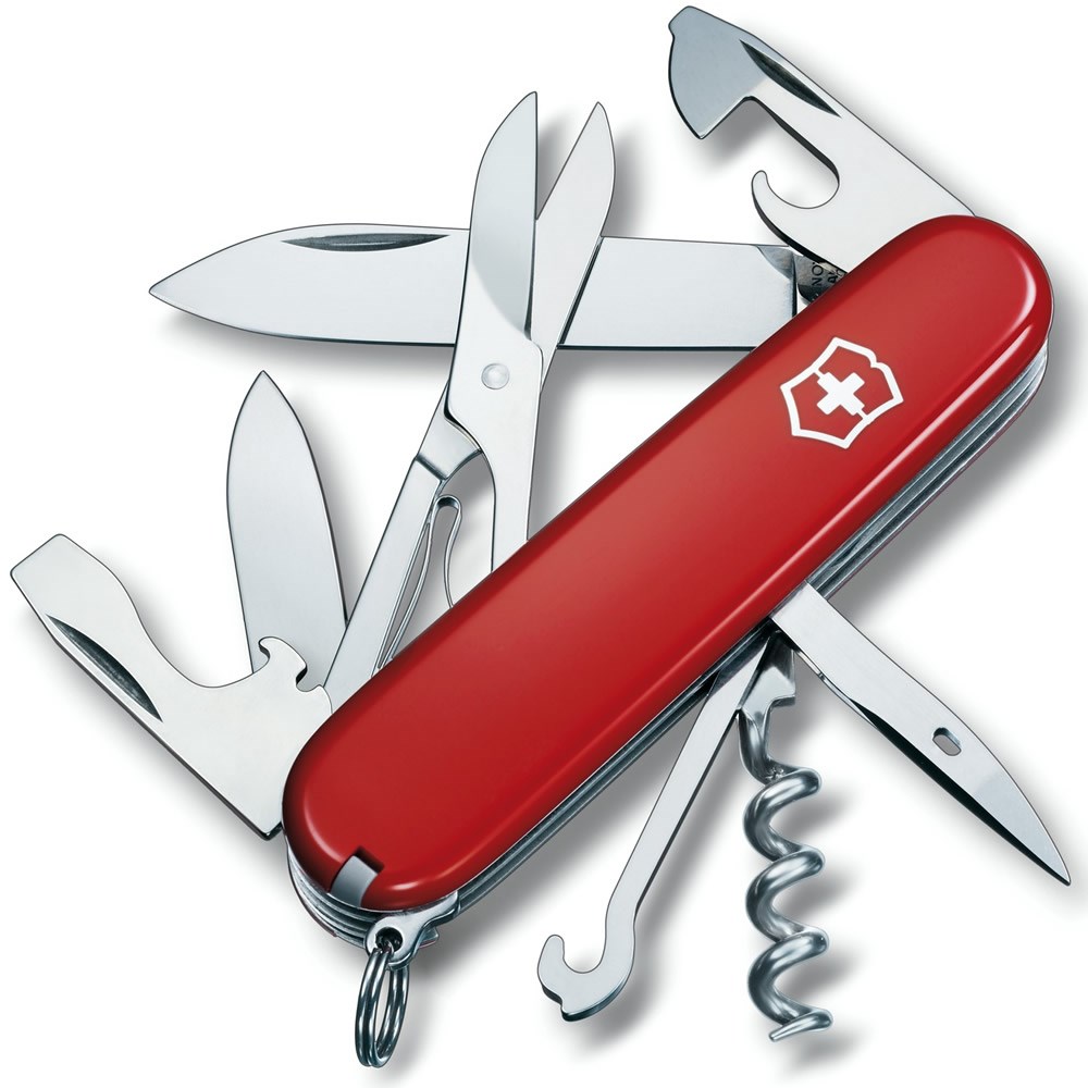 Levně VICTORINOX nůž kapesní CLIMBER 91mm ČERVENÝ