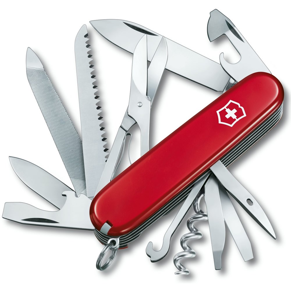 Levně VICTORINOX nůž kapesní RANGER 91mm ČERVENÝ