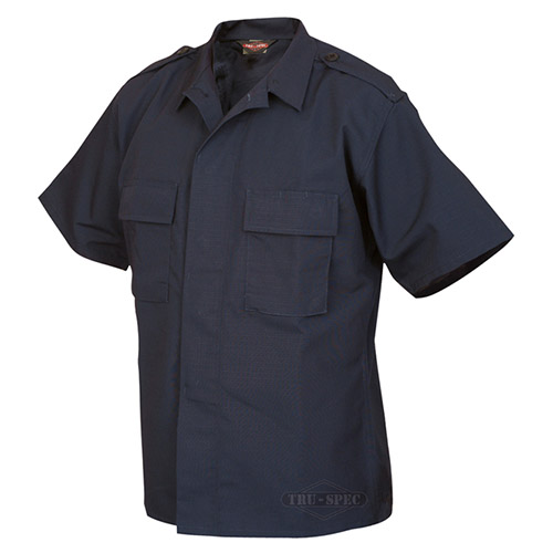 Košile služební krátký rukáv rip-stop MODRÁ TRU-SPEC 10010 L-11