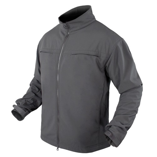 Levně Bunda COVERT softshell GRAPHITE