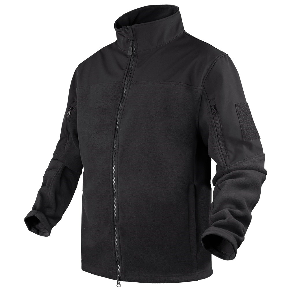Levně Mikina BRAVO FLEECE ČERNÁ