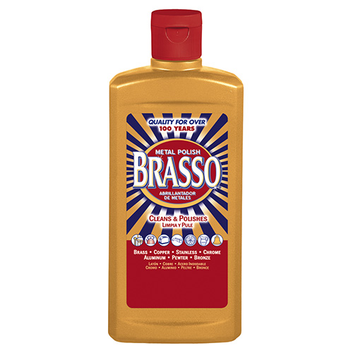 Čistič a leštidlo na kovy BRASSO 235ml