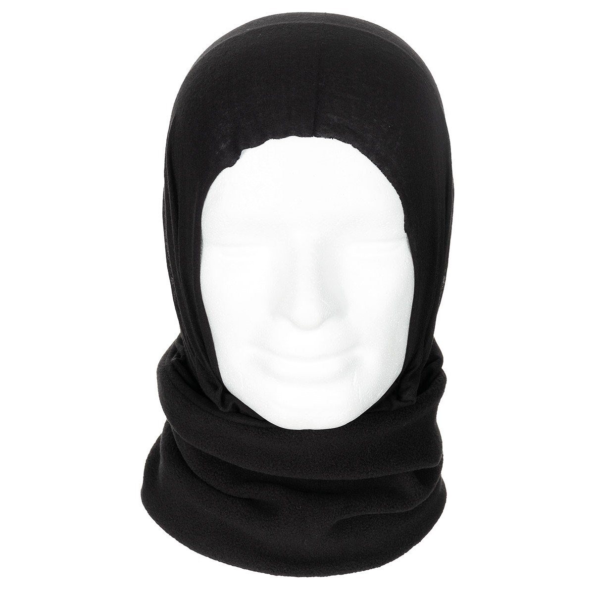 Levně MFH šátek multifunkční Acryl-Spandex/Fleece ČERNÝ