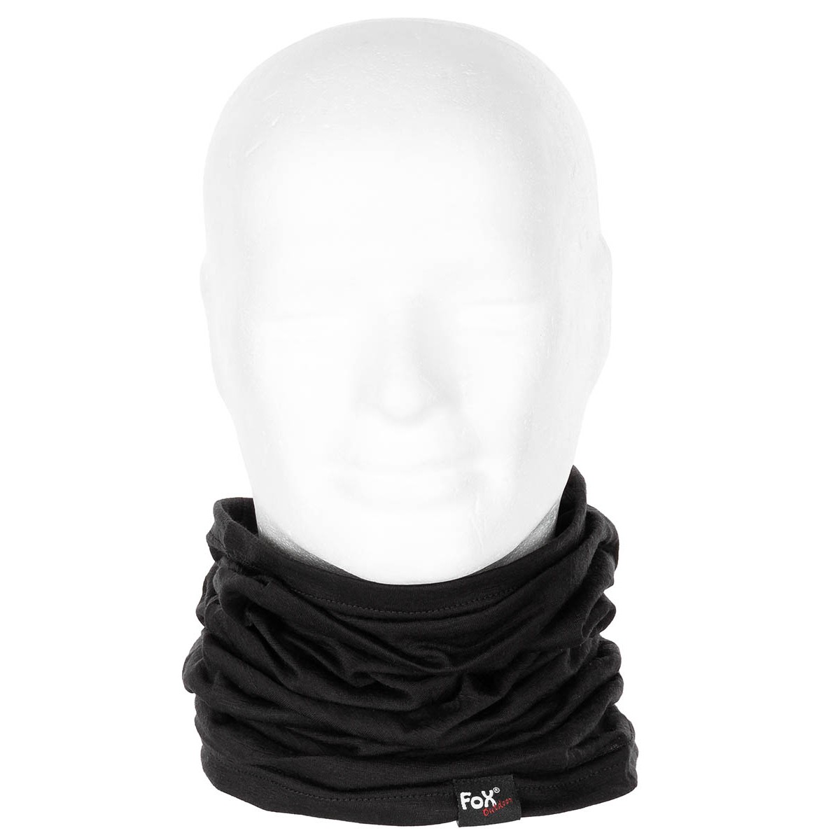 Levně FOX Outdoor šátek multifunkční MERINO LITE ČERNÝ