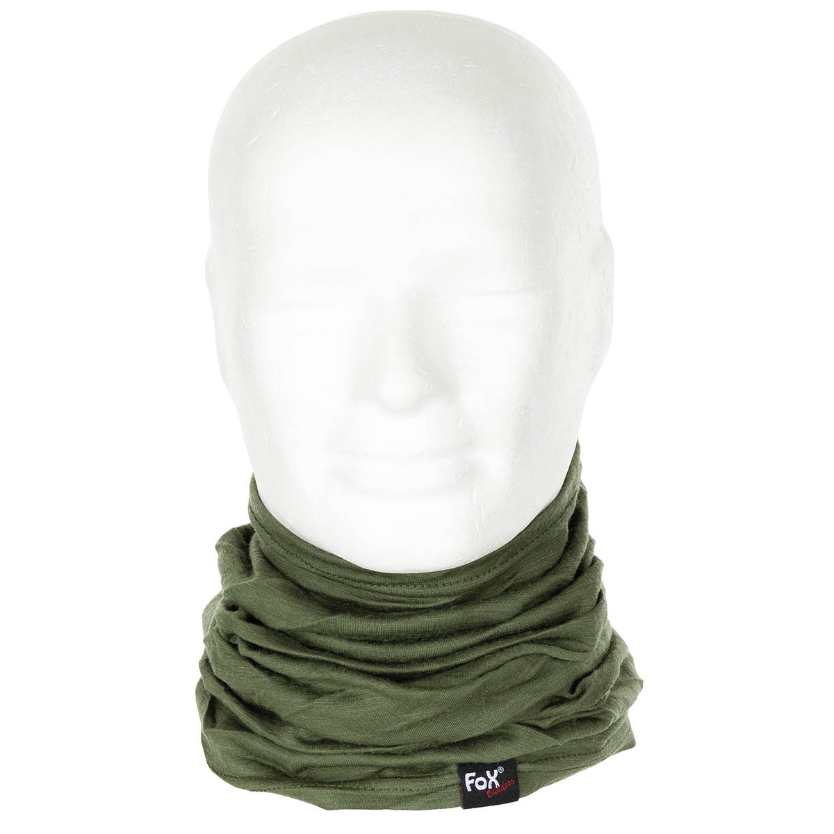 Levně FOX Outdoor šátek multifunkční MERINO LITE ZELENÝ
