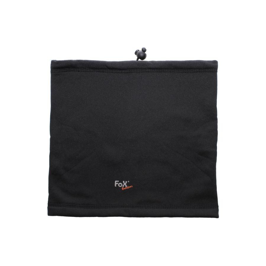 Levně FOX Outdoor nákrčník SOFTSHELL se stahováním ČERNÝ