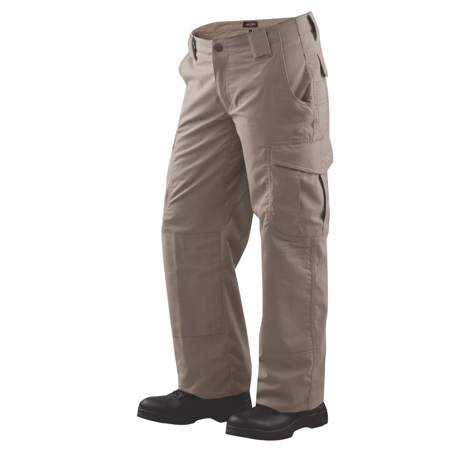 Levně Kalhoty dámské 24-7 ASCENT micro rip-stop KHAKI