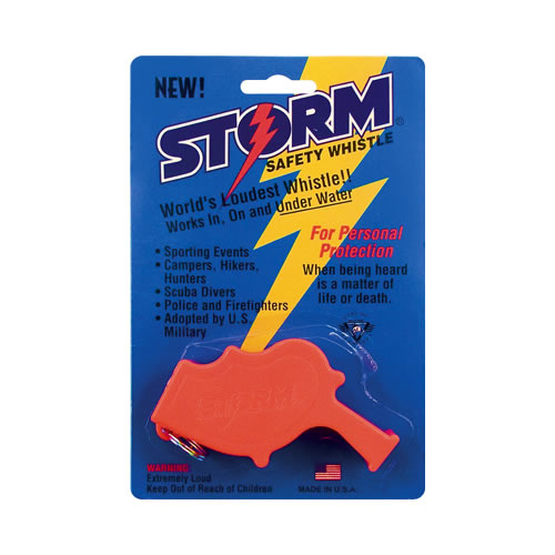 Levně Píšťalka plastová STORM® ORANŽOVÁ