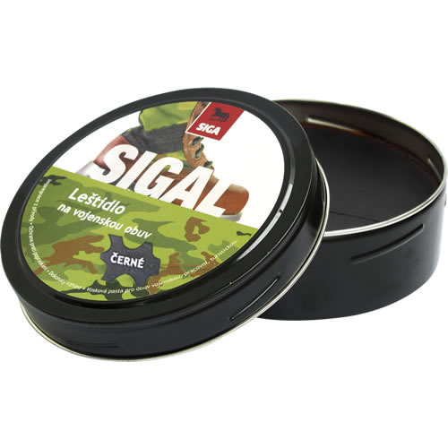 Levně SIGA leštidlo na obuv vojenské 100g ČERNÉ