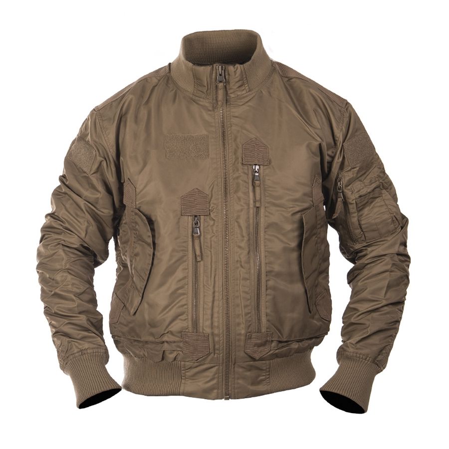 Levně Bunda pilotní US TACTICAL COYOTE