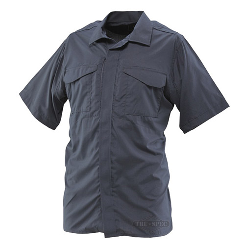 Levně Košile 24-7 UNIFORM krátký rukáv rip-stop MODRÁ