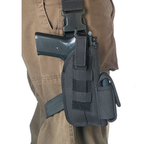 Levně ROTHCO pouzdro pistolové stehenní Beretta 92 ČERNÉ