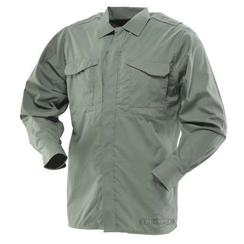 Košile 24-7 UNIFORM dlouhý rukáv rip-stop ZELENÁ vel.3XL-L