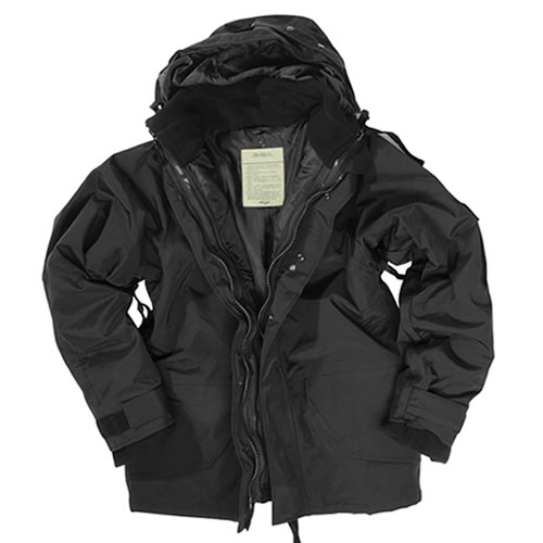 Levně Bunda US s vložkou FLEECE ČERNÁ