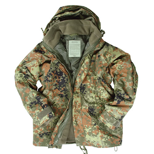 Levně Bunda US s vložkou FLEECE FLECKTARN