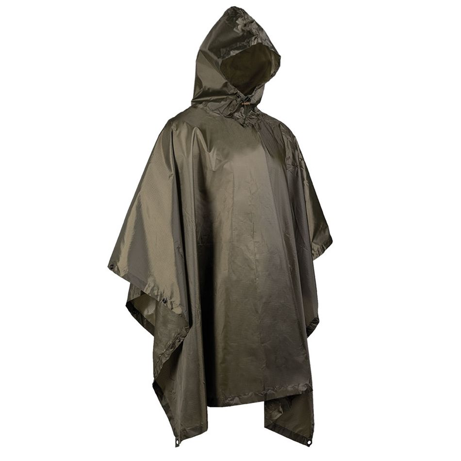Levně MIL-TEC pončo lehké BASIC rip-stop ZELENÉ