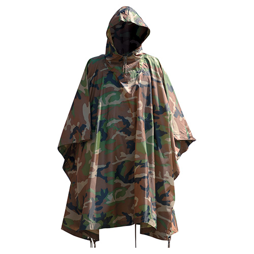 Levně MIL-TEC pončo US rip-stop WOODLAND