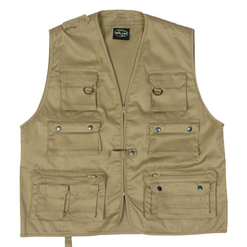 Levně Vesta JAGD na lov nebo rybaření KHAKI