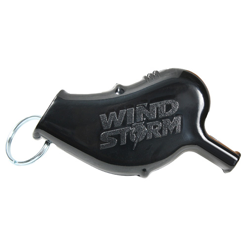Levně Píšťalka WINDSTORM™ plastová ČERNÁ