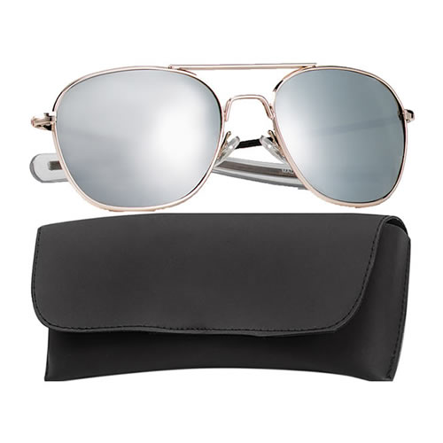 Brýle pilotní AVIATOR 58mm ZLATÉ/ZRCADLOVÉ